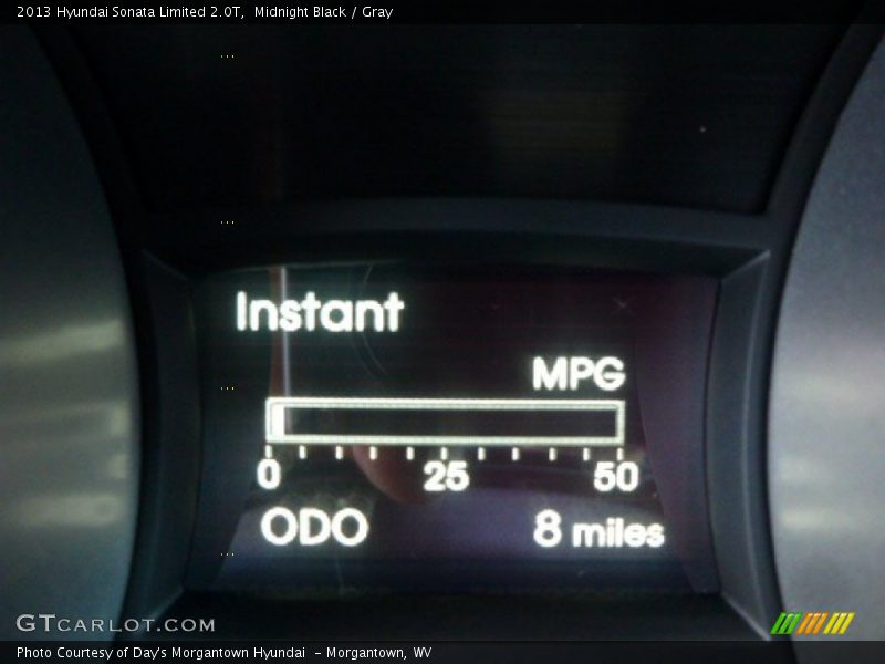 Midnight Black / Gray 2013 Hyundai Sonata Limited 2.0T