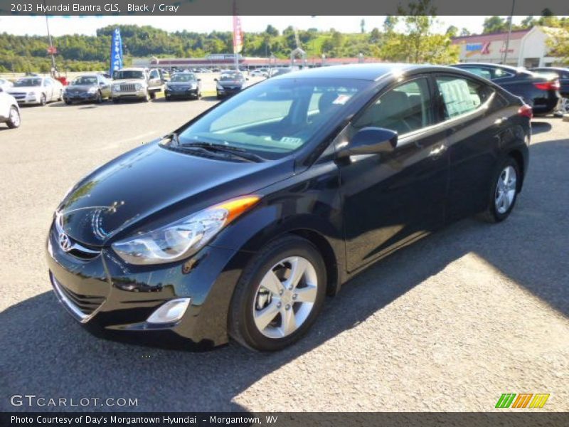 Black / Gray 2013 Hyundai Elantra GLS
