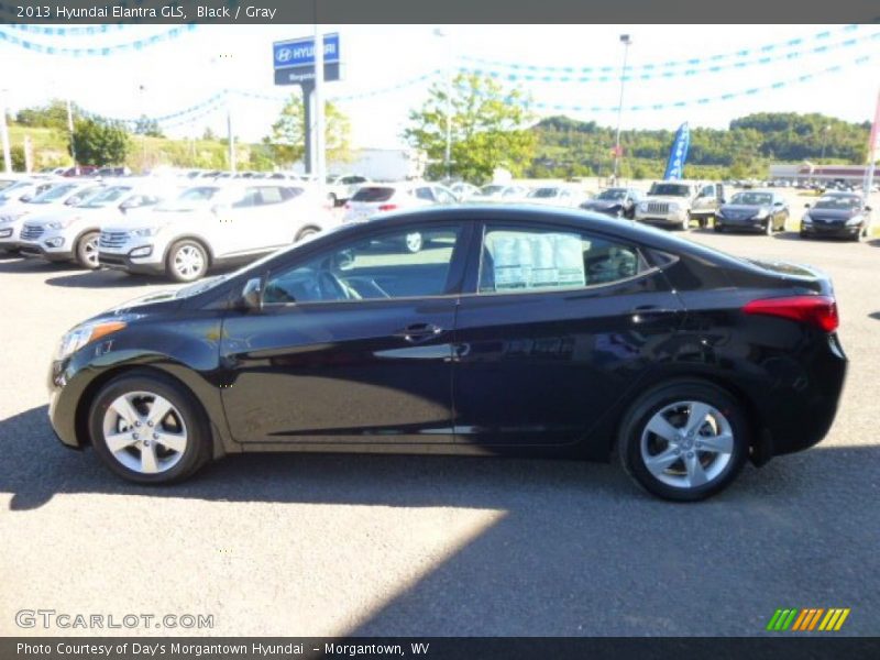 Black / Gray 2013 Hyundai Elantra GLS