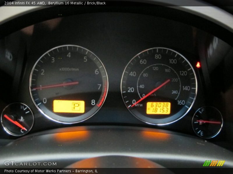 Beryllium 16 Metallic / Brick/Black 2004 Infiniti FX 45 AWD