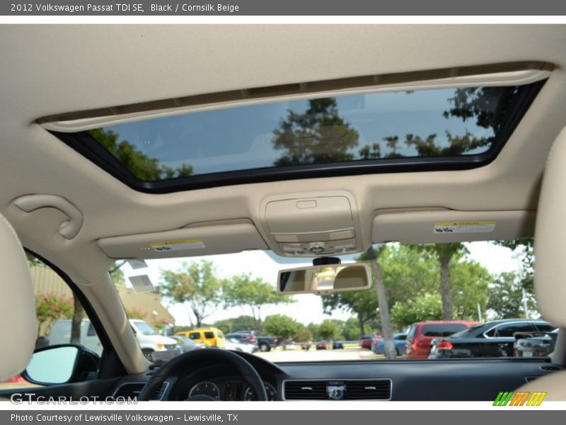 Black / Cornsilk Beige 2012 Volkswagen Passat TDI SE