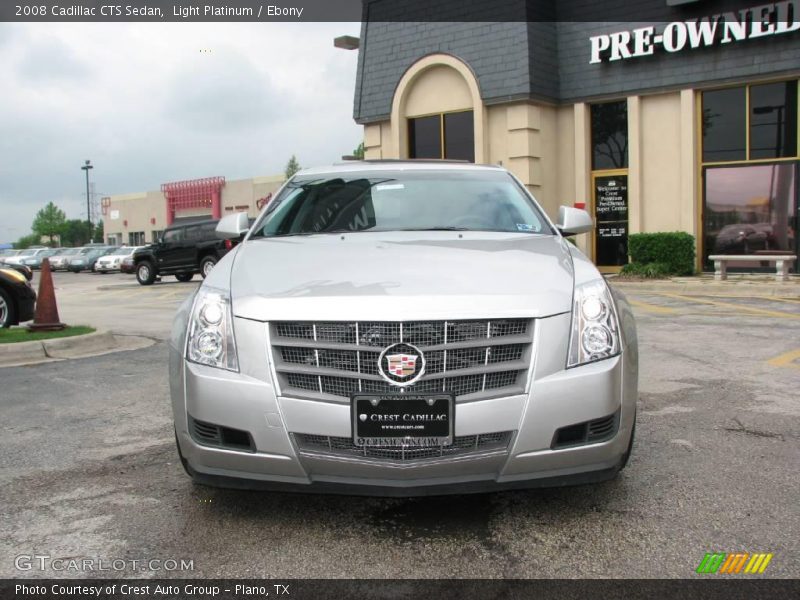 Light Platinum / Ebony 2008 Cadillac CTS Sedan