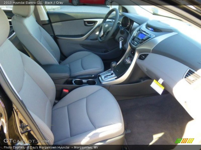 Black / Gray 2013 Hyundai Elantra GLS