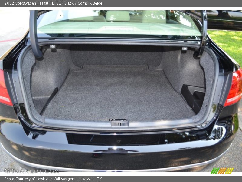 Black / Cornsilk Beige 2012 Volkswagen Passat TDI SE