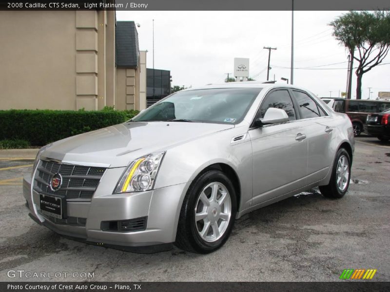 Light Platinum / Ebony 2008 Cadillac CTS Sedan