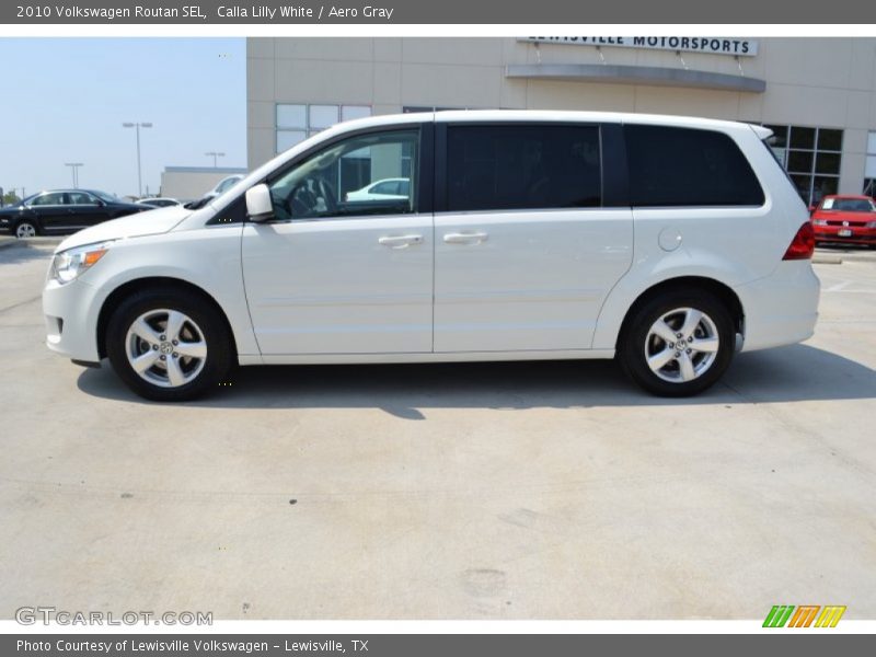 Calla Lilly White / Aero Gray 2010 Volkswagen Routan SEL