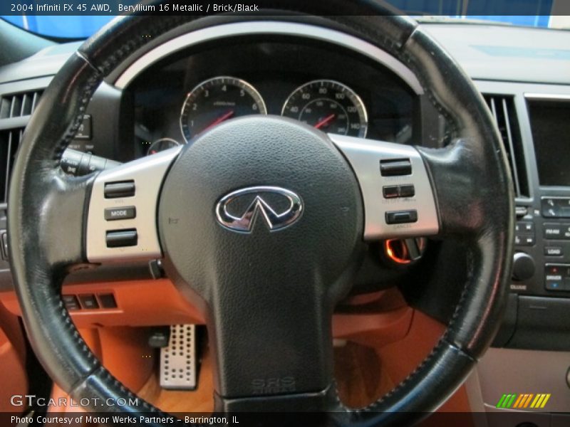 Beryllium 16 Metallic / Brick/Black 2004 Infiniti FX 45 AWD