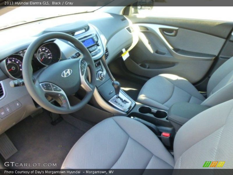 Black / Gray 2013 Hyundai Elantra GLS