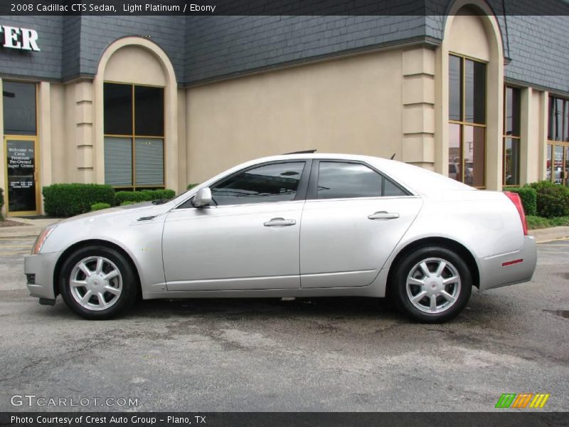 Light Platinum / Ebony 2008 Cadillac CTS Sedan
