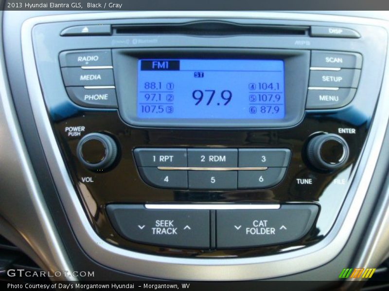 Black / Gray 2013 Hyundai Elantra GLS