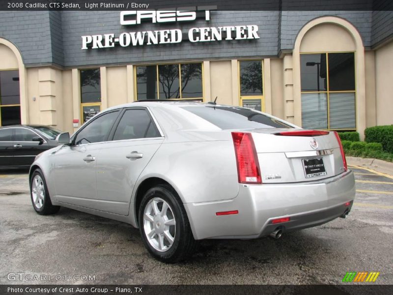 Light Platinum / Ebony 2008 Cadillac CTS Sedan