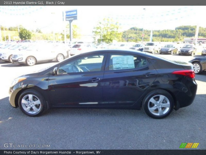 Black / Gray 2013 Hyundai Elantra GLS