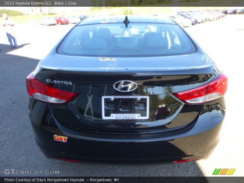 Black / Gray 2013 Hyundai Elantra GLS