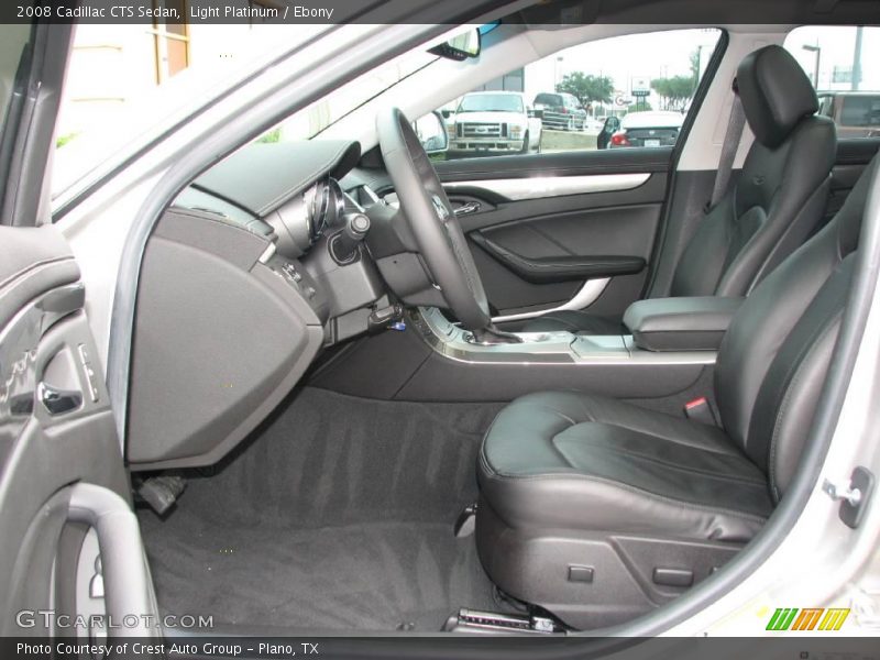 Light Platinum / Ebony 2008 Cadillac CTS Sedan