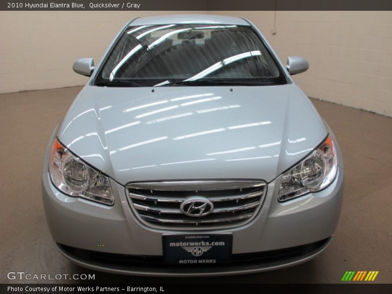 Quicksilver / Gray 2010 Hyundai Elantra Blue