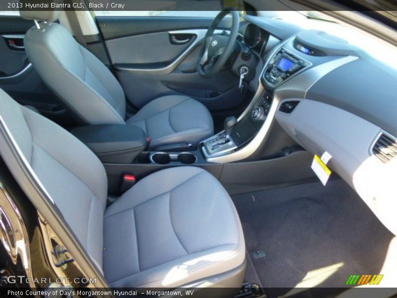 Black / Gray 2013 Hyundai Elantra GLS