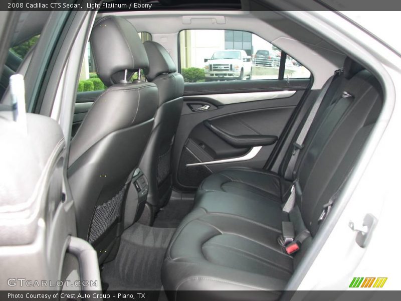 Light Platinum / Ebony 2008 Cadillac CTS Sedan