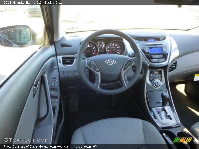 Black / Gray 2013 Hyundai Elantra GLS