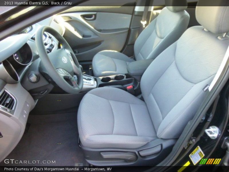 Black / Gray 2013 Hyundai Elantra GLS