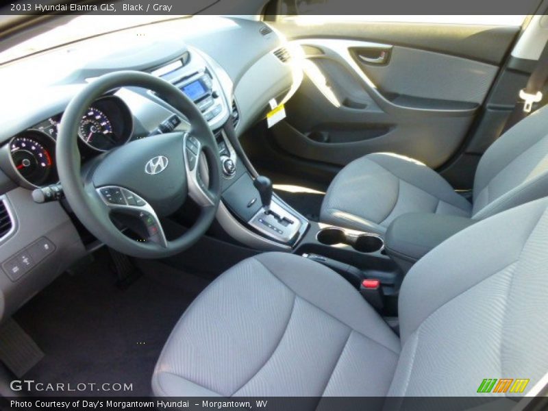 Black / Gray 2013 Hyundai Elantra GLS