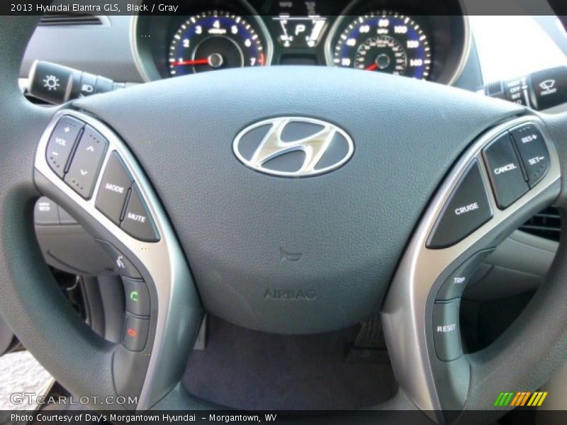 Black / Gray 2013 Hyundai Elantra GLS