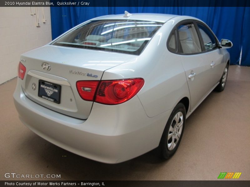 Quicksilver / Gray 2010 Hyundai Elantra Blue