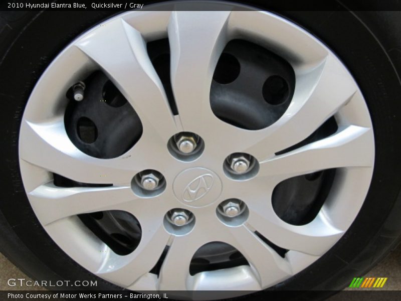 Quicksilver / Gray 2010 Hyundai Elantra Blue