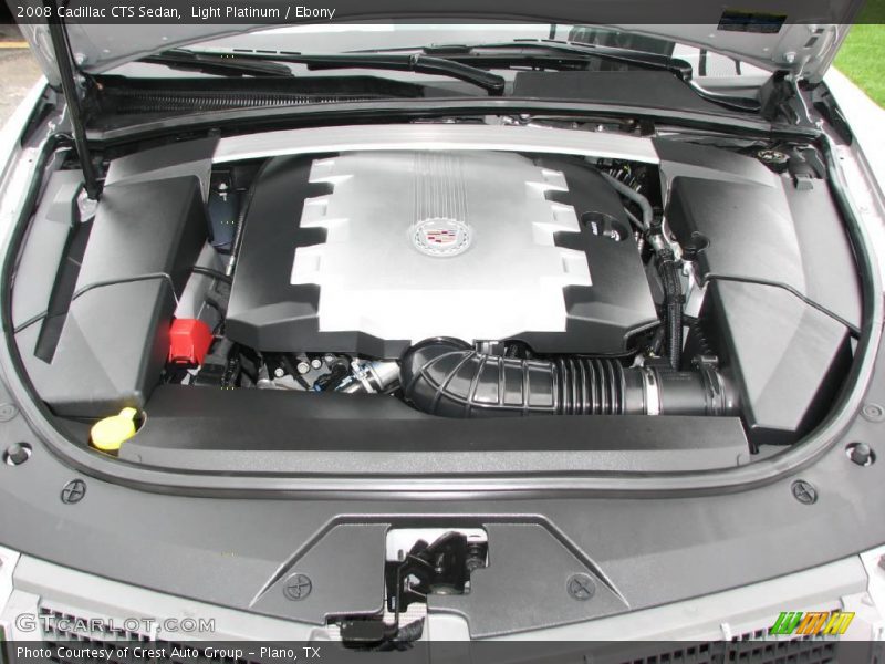 Light Platinum / Ebony 2008 Cadillac CTS Sedan