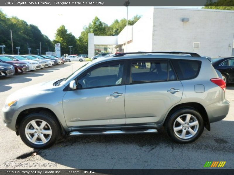 Everglade Metallic / Ash Gray 2007 Toyota RAV4 Limited
