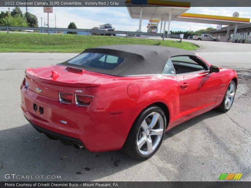 Victory Red / Gray 2012 Chevrolet Camaro SS/RS Convertible