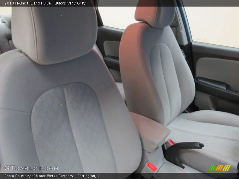 Quicksilver / Gray 2010 Hyundai Elantra Blue