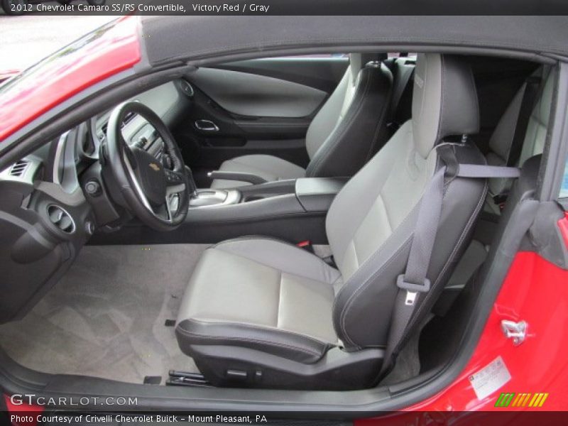 Victory Red / Gray 2012 Chevrolet Camaro SS/RS Convertible