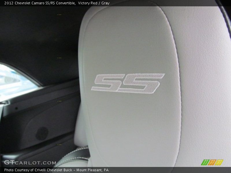Victory Red / Gray 2012 Chevrolet Camaro SS/RS Convertible