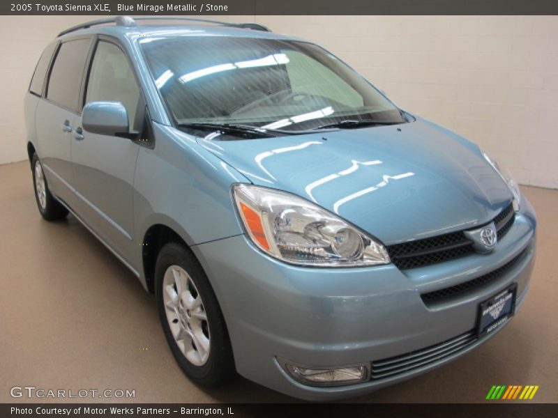 Blue Mirage Metallic / Stone 2005 Toyota Sienna XLE