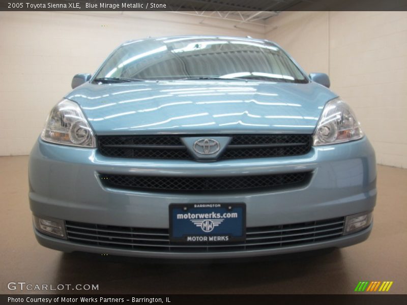 Blue Mirage Metallic / Stone 2005 Toyota Sienna XLE