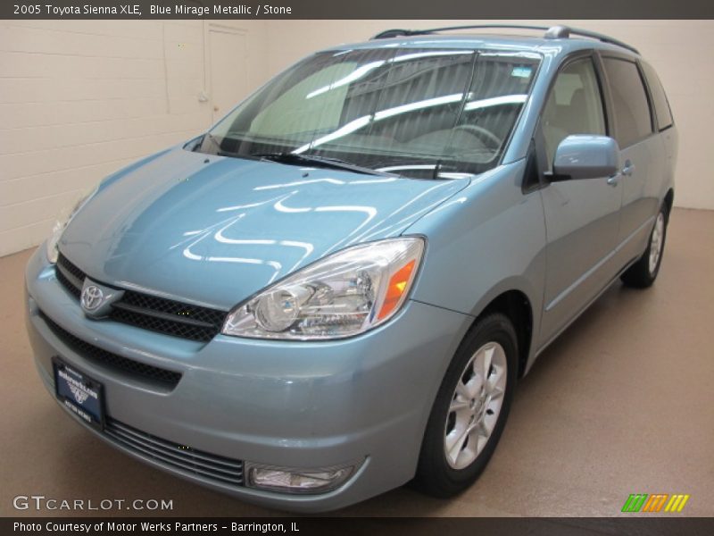 Blue Mirage Metallic / Stone 2005 Toyota Sienna XLE