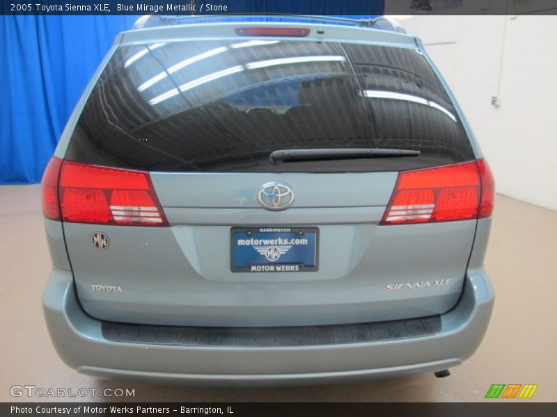 Blue Mirage Metallic / Stone 2005 Toyota Sienna XLE