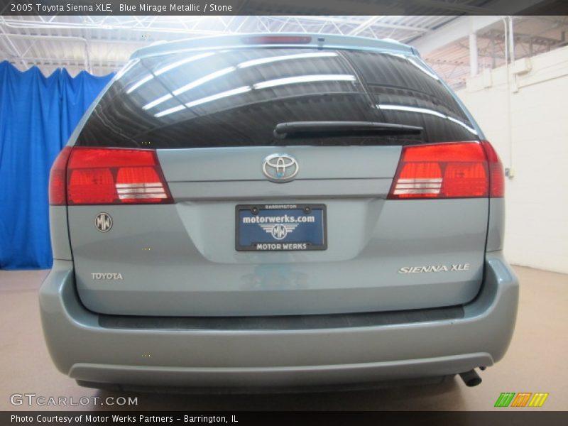 Blue Mirage Metallic / Stone 2005 Toyota Sienna XLE