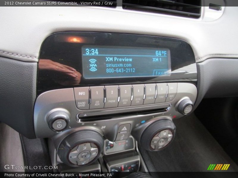 Victory Red / Gray 2012 Chevrolet Camaro SS/RS Convertible