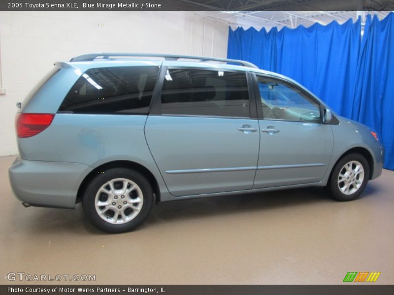 Blue Mirage Metallic / Stone 2005 Toyota Sienna XLE