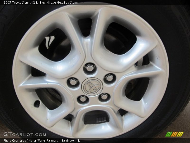 Blue Mirage Metallic / Stone 2005 Toyota Sienna XLE