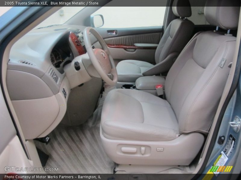 Blue Mirage Metallic / Stone 2005 Toyota Sienna XLE