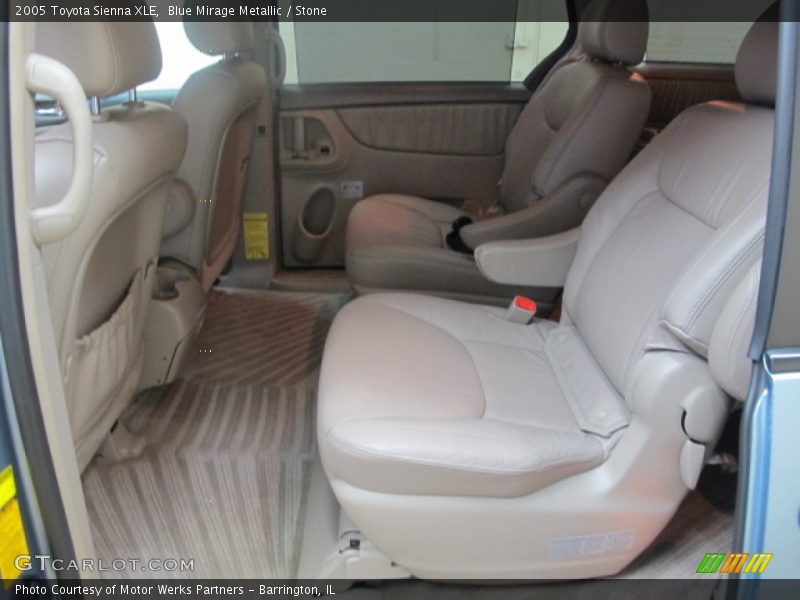 Blue Mirage Metallic / Stone 2005 Toyota Sienna XLE