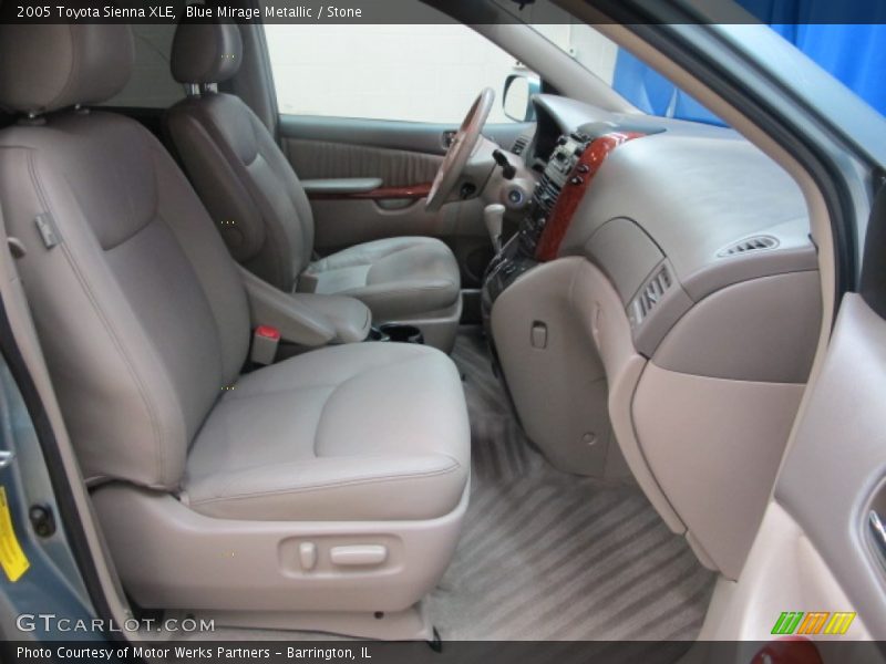Blue Mirage Metallic / Stone 2005 Toyota Sienna XLE