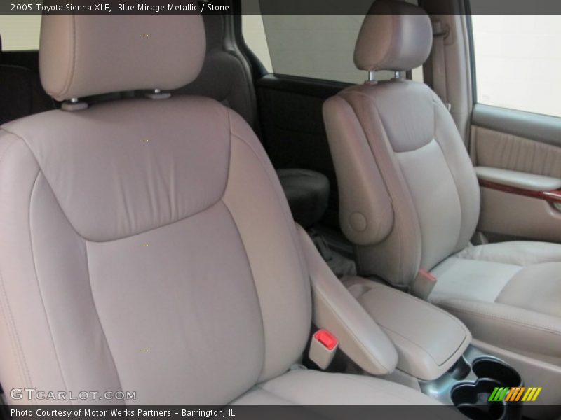 Blue Mirage Metallic / Stone 2005 Toyota Sienna XLE