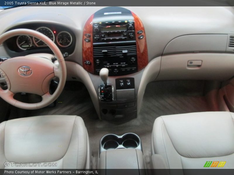 Blue Mirage Metallic / Stone 2005 Toyota Sienna XLE