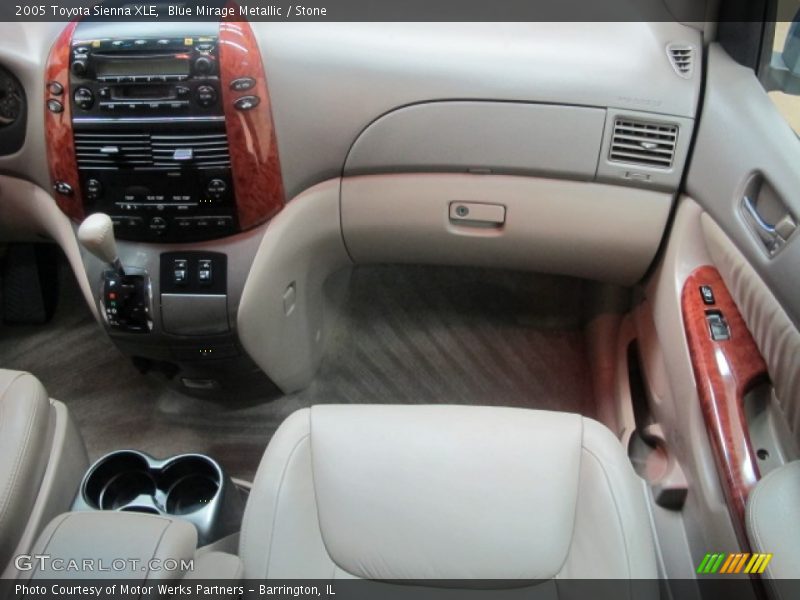 Blue Mirage Metallic / Stone 2005 Toyota Sienna XLE
