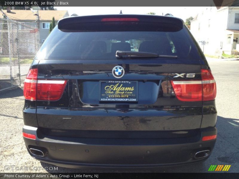 Jet Black / Black 2008 BMW X5 4.8i