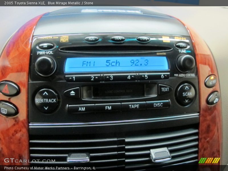 Blue Mirage Metallic / Stone 2005 Toyota Sienna XLE