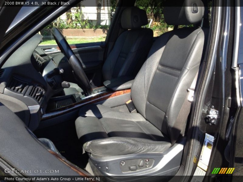 Jet Black / Black 2008 BMW X5 4.8i